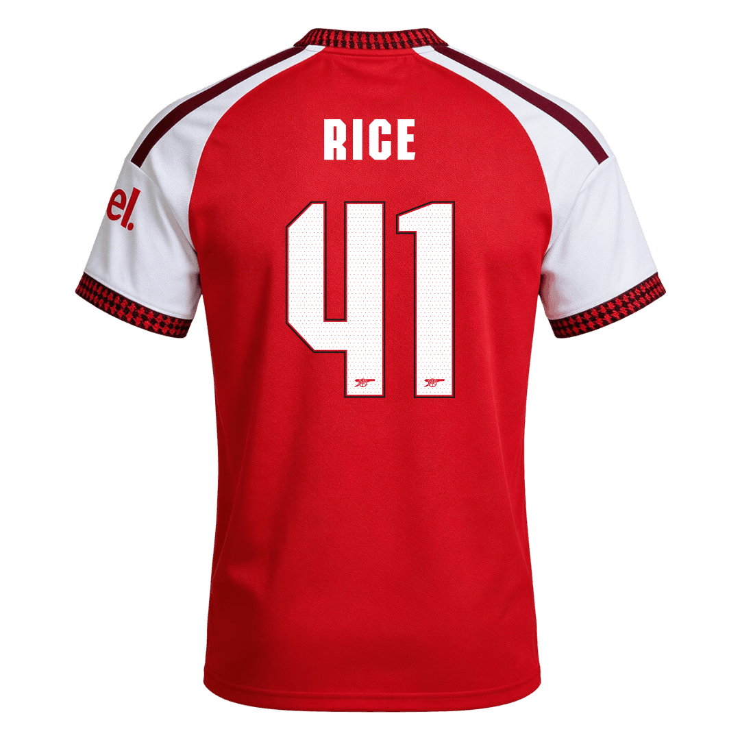 Arsenal Home Jersey 2026/27 - RICE #41 - UCL