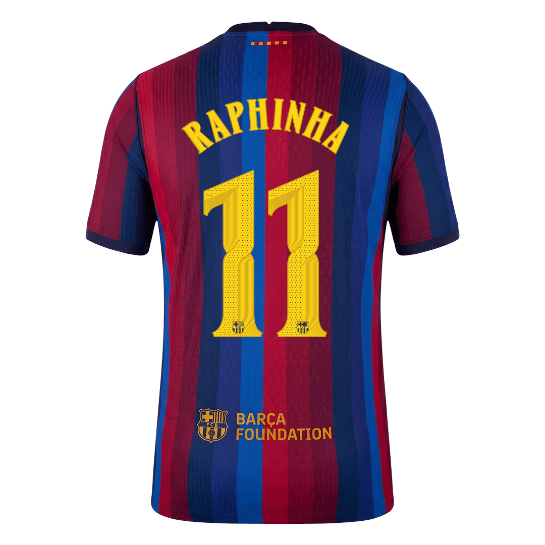 Barcelona Home Jersey 2026/27 - RAPHINHA #11 - UCL (Player Version)