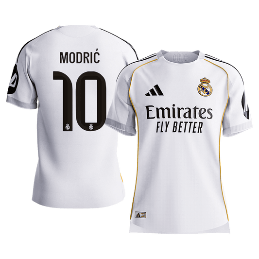 Real Madrid Home Jersey 2025/26 - MODRIĆ #10 (Player Version)