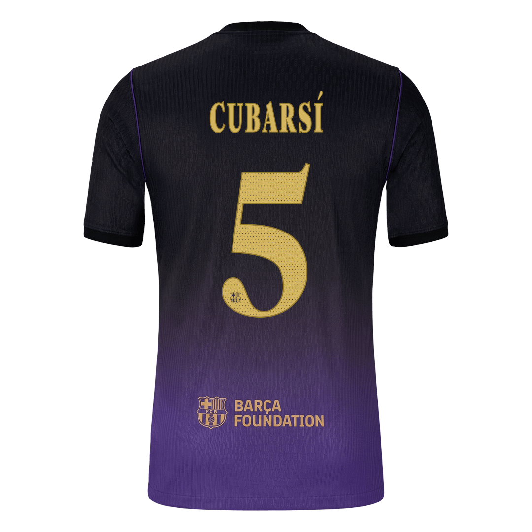 Barcelona Away Jersey 2026/27 - CUBARSÍ #5 - UCL (Player Version)