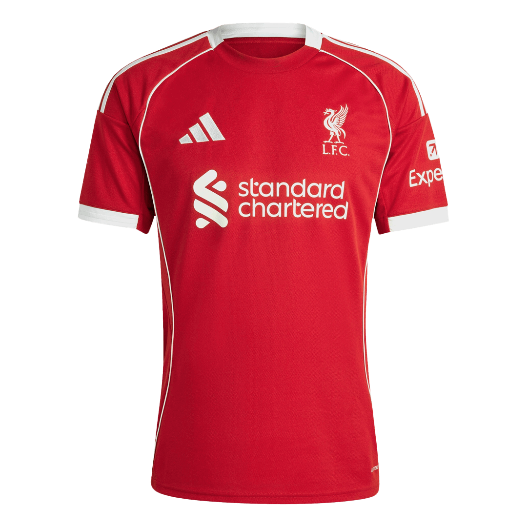 VIRGIL #4 Mens Liverpool Home Jersey 2025/26