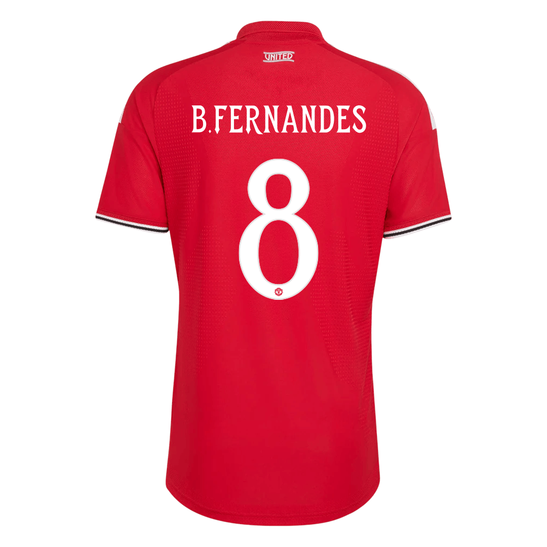 Manchester United Home Jersey 2026/27 - B. FERNANDES #8 - UCL (Player Version)