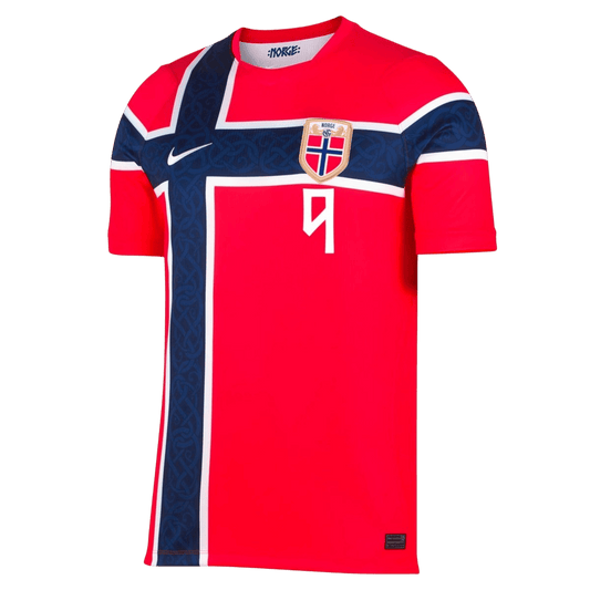 BRAUT HAALAND #9 Mens Norway World Cup Home Jersey 2026