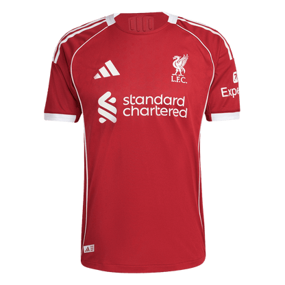 KERKEZ #6 Mens Liverpool Home Jersey 2025/26 - Player Version (Slim Fit)