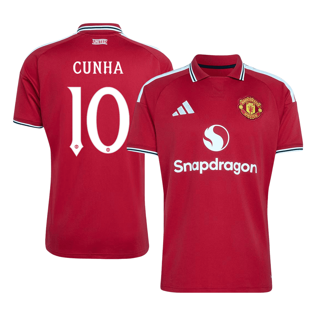 Manchester United Home Jersey 2026/27 - CUNHA #10 - UCL