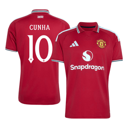 Manchester United Home Jersey 2026/27 - CUNHA #10 - UCL