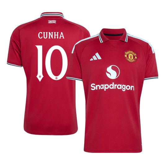 Manchester United Home Jersey 2026/27 - CUNHA #10 - UCL