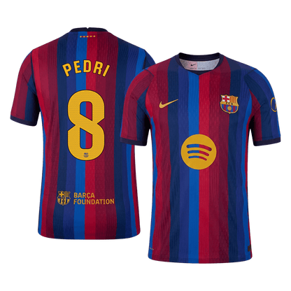 Barcelona Home Jersey 2026/27 - PEDRI #8 (Player Version)