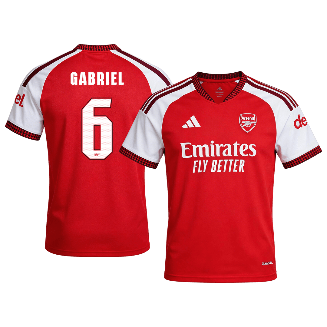 Arsenal Home Jersey 2026/27 - GABRIEL #6 - UCL