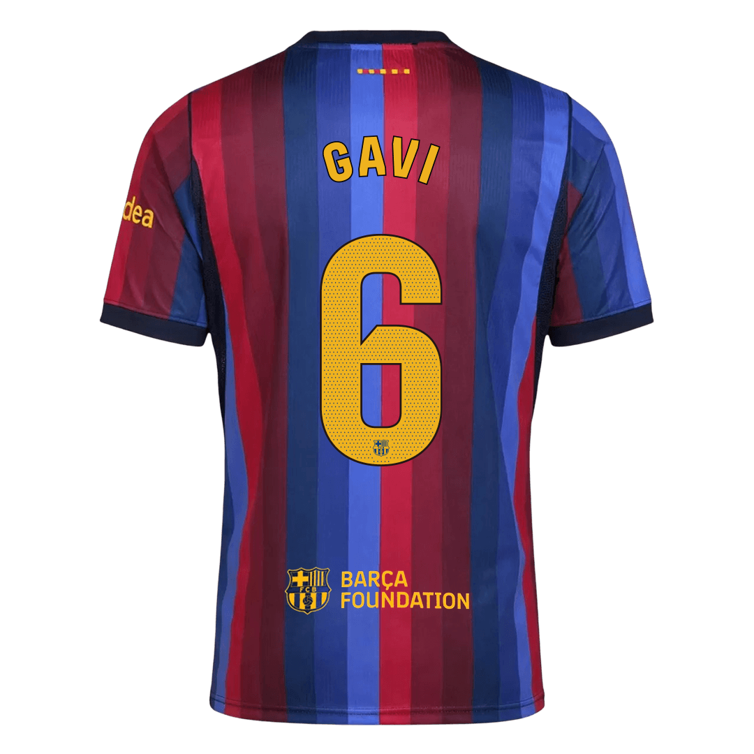 Barcelona Home Jersey 2026/27 - GAVI #6