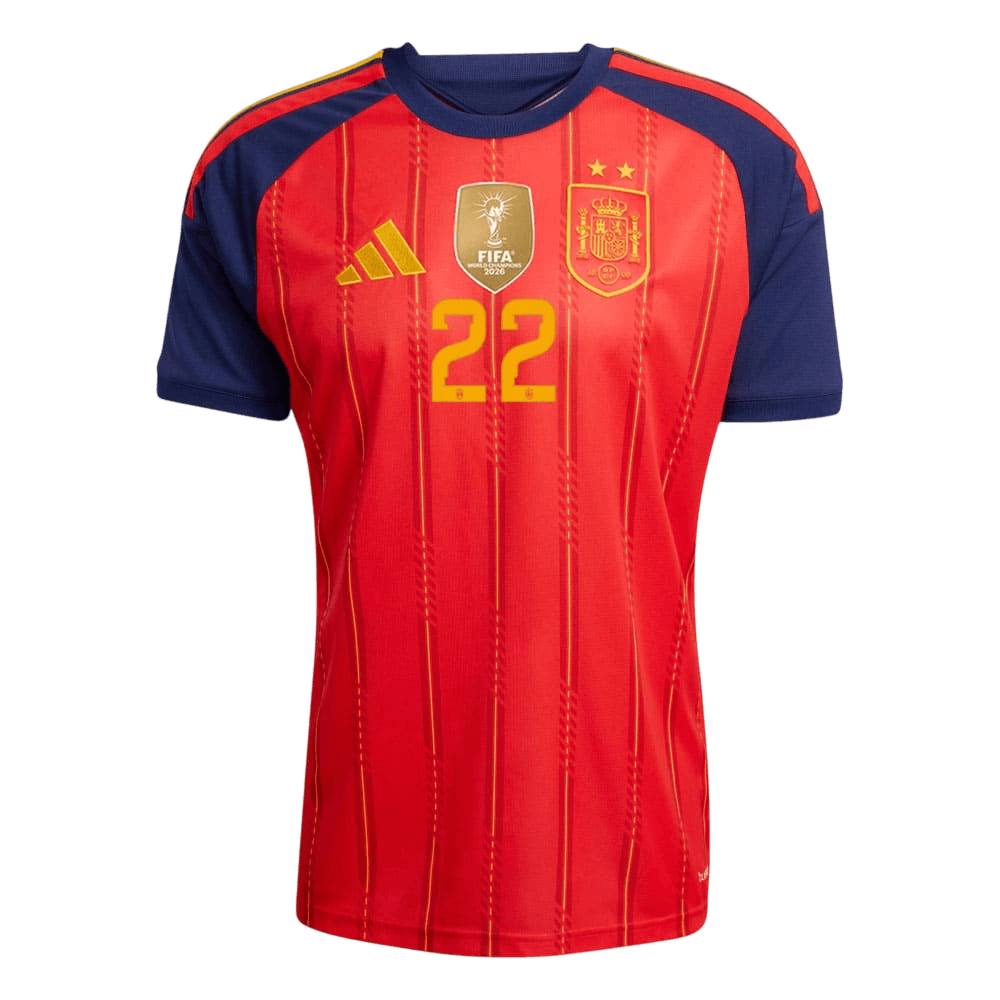 [Champion Edition] Spain World Cup Home Jersey 2026 - CUBARSÍ #22