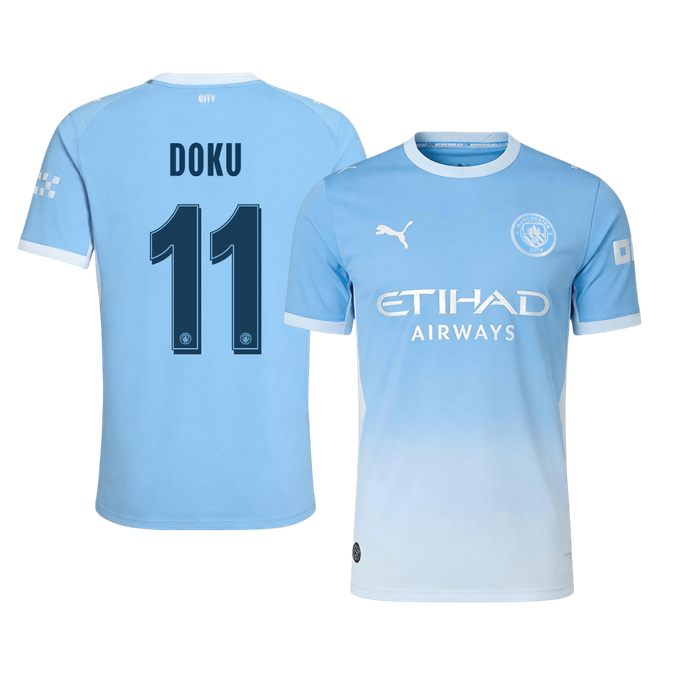 Manchester City Home Jersey 2026/27 - DOKU #11 (Player Version)