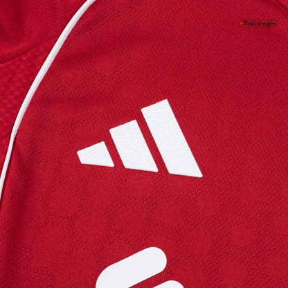 KERKEZ #6 Mens Liverpool Home Jersey 2025/26 - Player Version (Slim Fit)