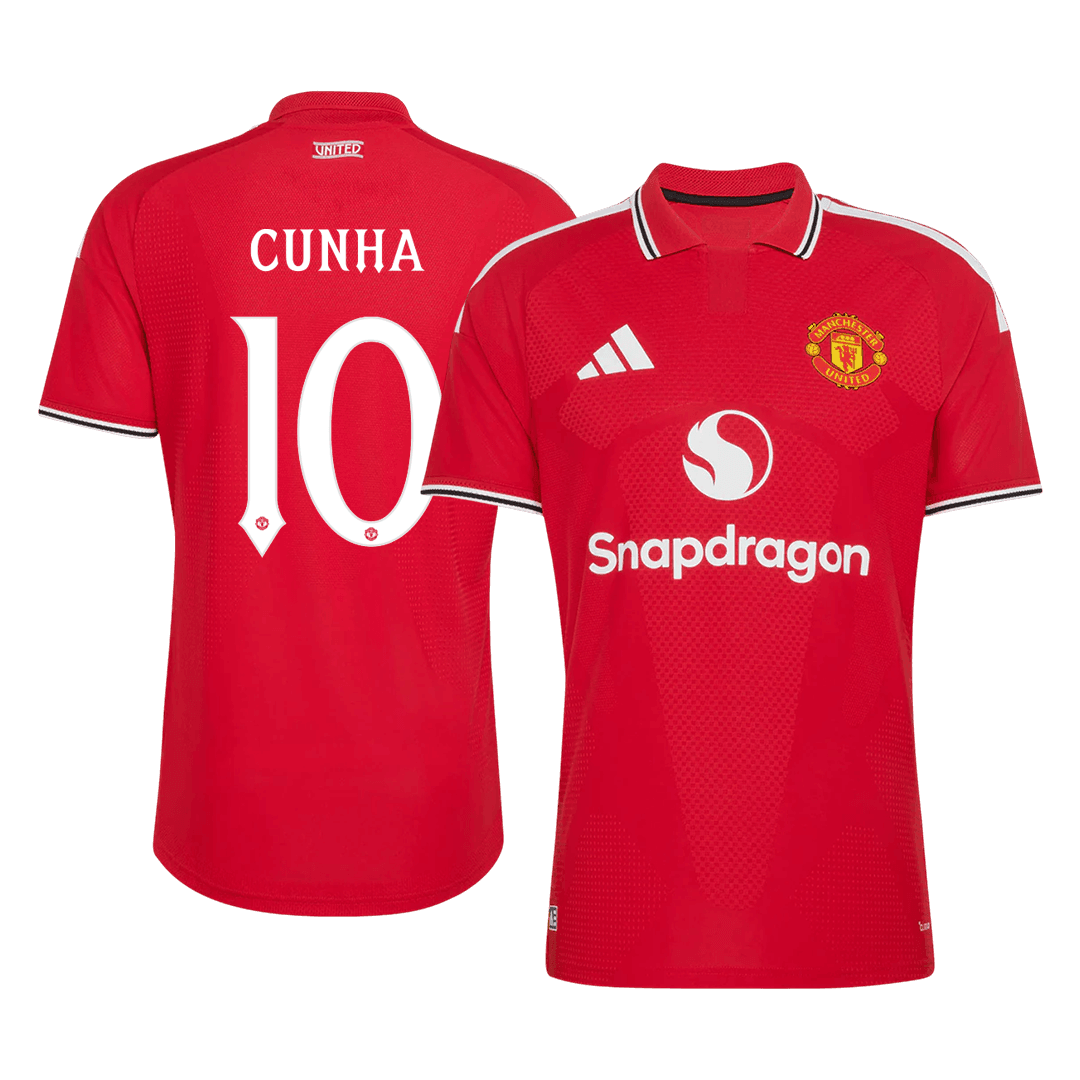 Manchester United Home Jersey 2026/27 - CUNHA #10 - UCL (Player Version)