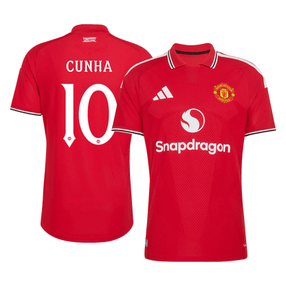 Manchester United Home Jersey 2026/27 - CUNHA #10 - UCL (Player Version)