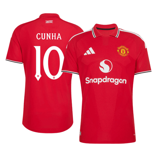 Manchester United Home Jersey 2026/27 - CUNHA #10 - UCL (Player Version)