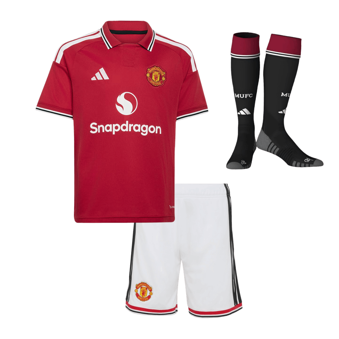 Manchester United Kids Home Full Kit 2026/27