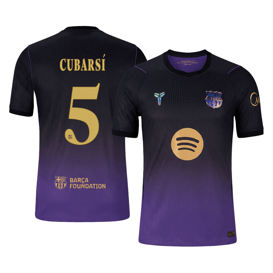 Barcelona Away Jersey 2026/27 - CUBARSÍ #5 - UCL (Player Version)