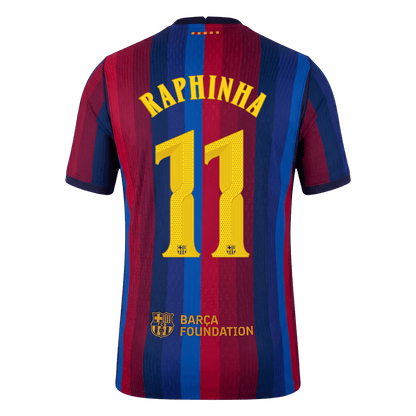 Barcelona Home Jersey 2026/27 - RAPHINHA #11 - UCL (Player Version)