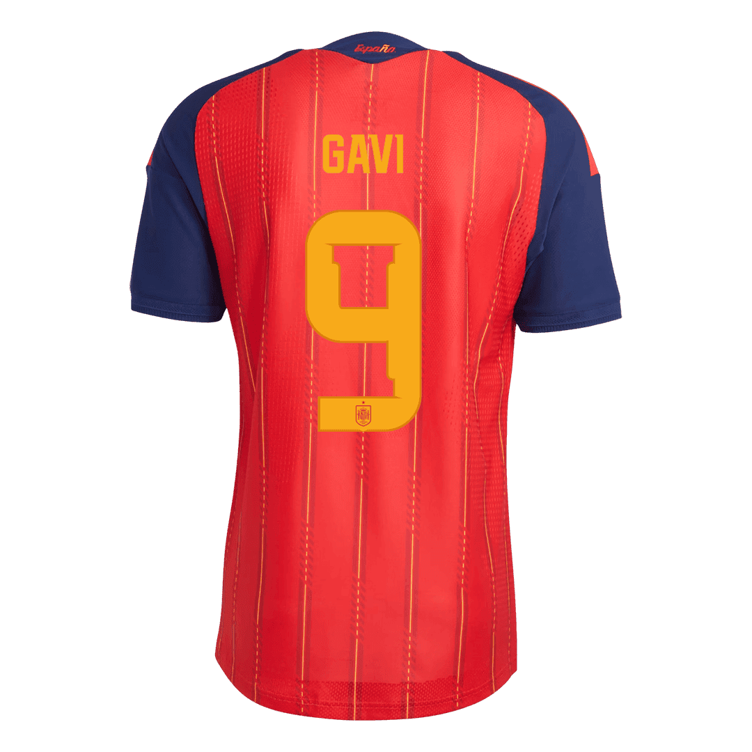 [Champion Edition] Spain World Cup Home Jersey 2026 - GAVI #9 (Player Version)
