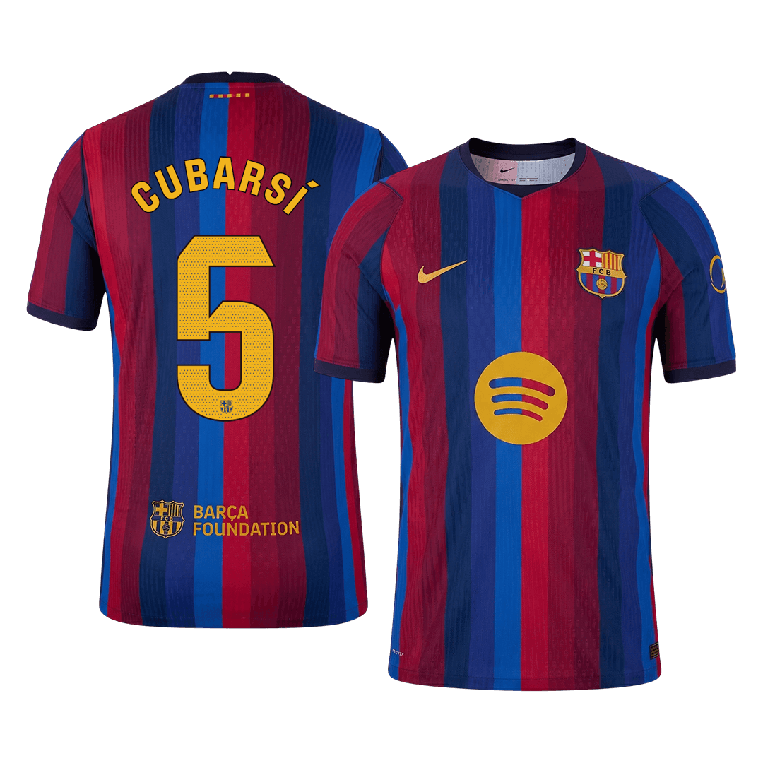 Barcelona Home Jersey 2026/27 - CUBARSÍ #5 (Player Version)