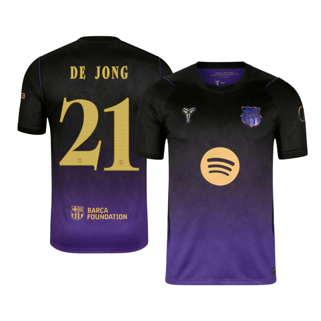 Barcelona Away Jersey 2026/27 - DE JONG #21 - UCL (Player Version)