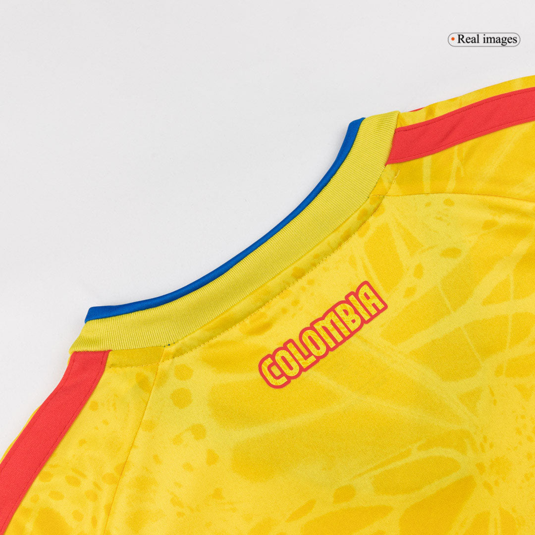 Mens Colombia World Cup Home Long Sleeve Jersey 2026