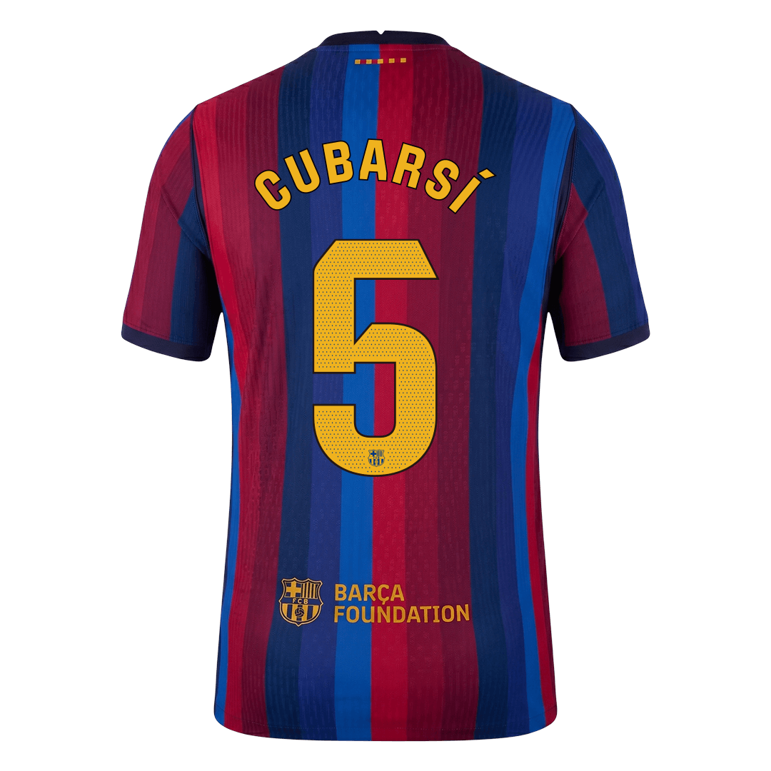 Barcelona Home Jersey 2026/27 - CUBARSÍ #5 (Player Version)