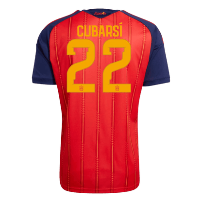 [Champion Edition] Spain World Cup Home Jersey 2026 - CUBARSÍ #22 (Player Version)