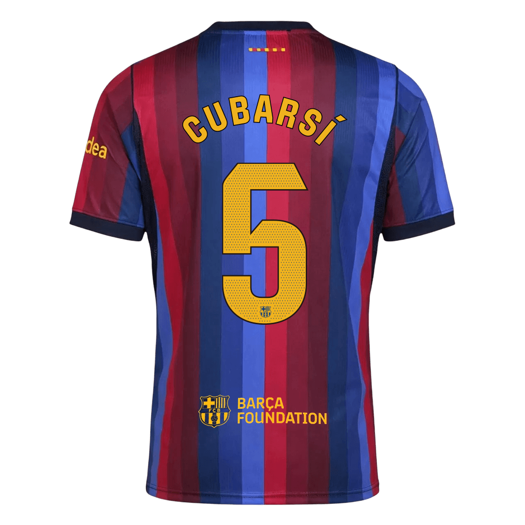 Barcelona Home Jersey 2026/27 - CUBARSÍ #5