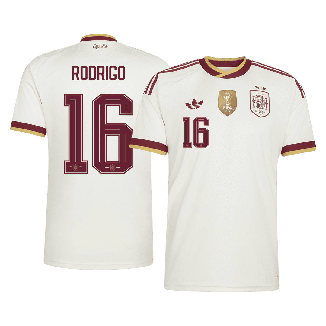 [Champion Edition] Spain World Cup Away Jersey 2026 - RODRIGO #16