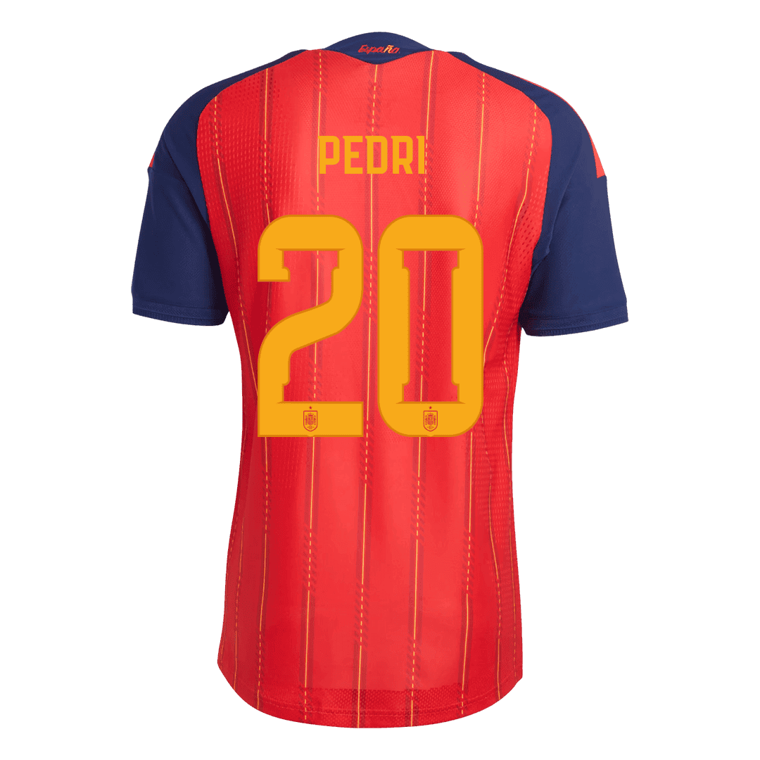 [Champion Edition] Spain World Cup Home Jersey 2026 - PEDRI #20 (Player Version)