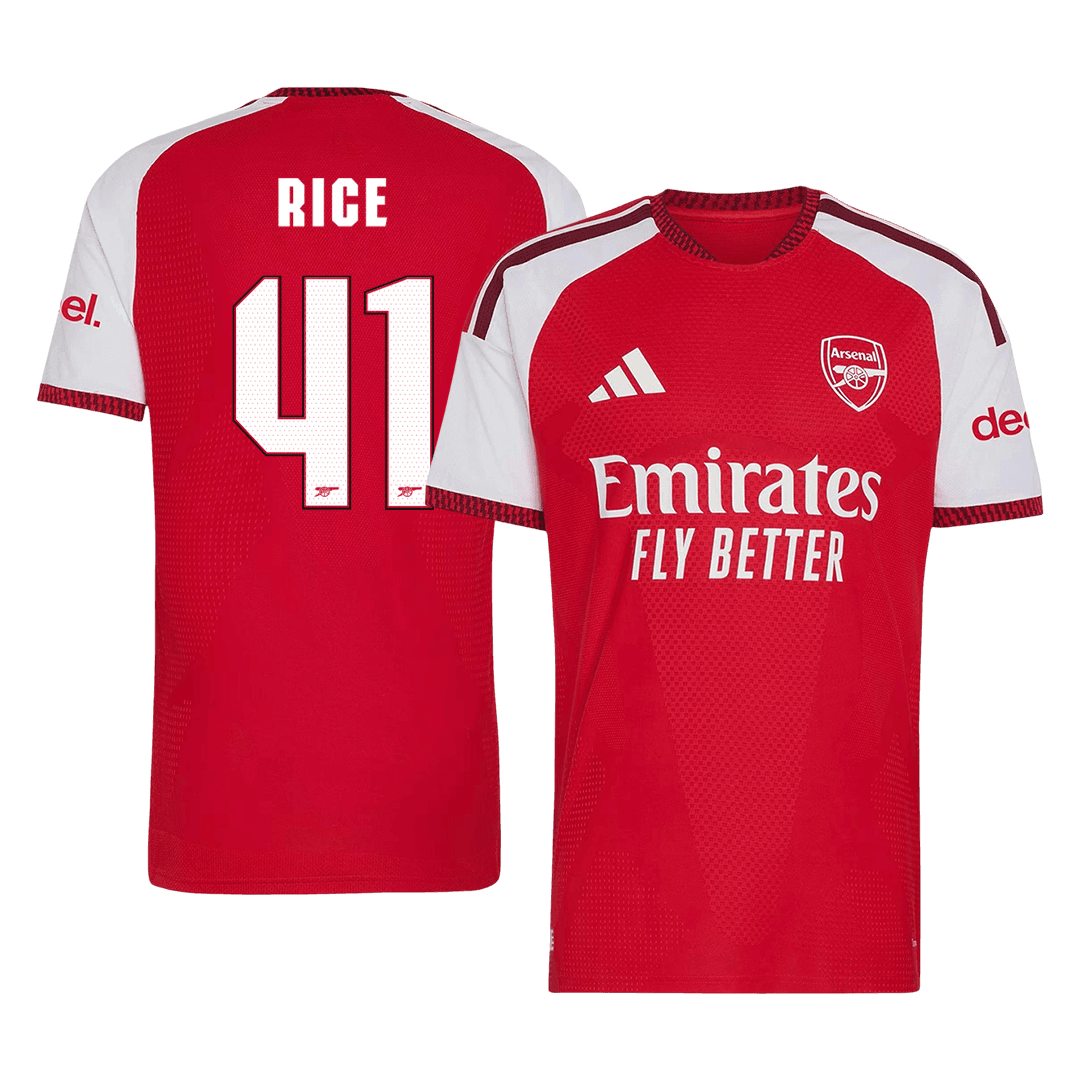 Arsenal Home Jersey 2026/27 - RICE #41 - UCL (Player Version)