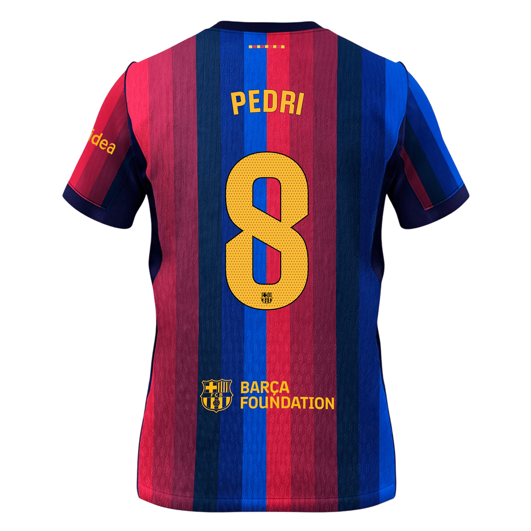Barcelona Home Jersey 2026/27 - PEDRI #8