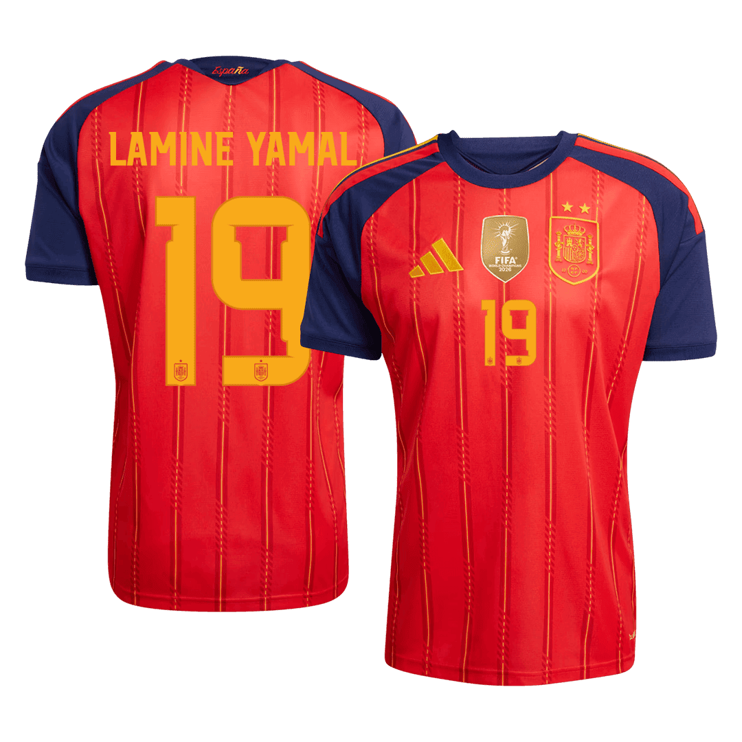 [Champion Edition] Spain World Cup Home Jersey 2026 - LAMINE YAMAL #19