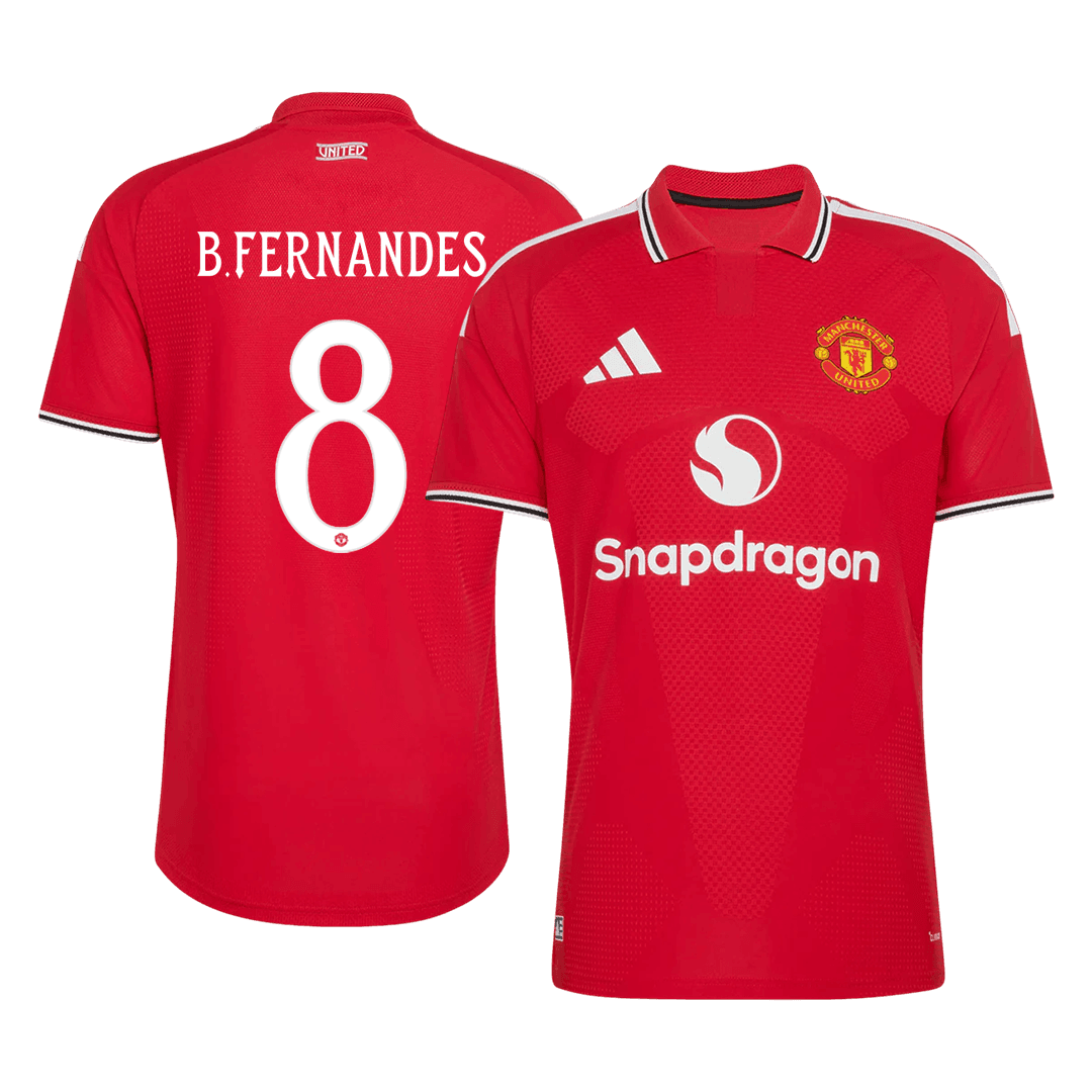 Manchester United Home Jersey 2026/27 - B. FERNANDES #8 - UCL (Player Version)