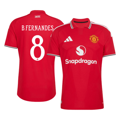 Manchester United Home Jersey 2026/27 - B. FERNANDES #8 - UCL (Player Version)