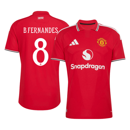 Manchester United Home Jersey 2026/27 - B. FERNANDES #8 - UCL (Player Version)