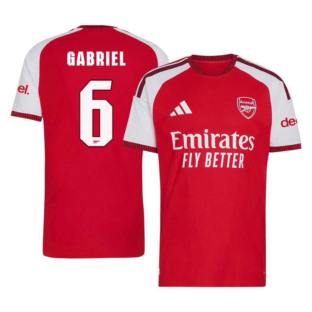 Arsenal Home Jersey 2026/27 - GABRIEL #6 - UCL (Player Version)