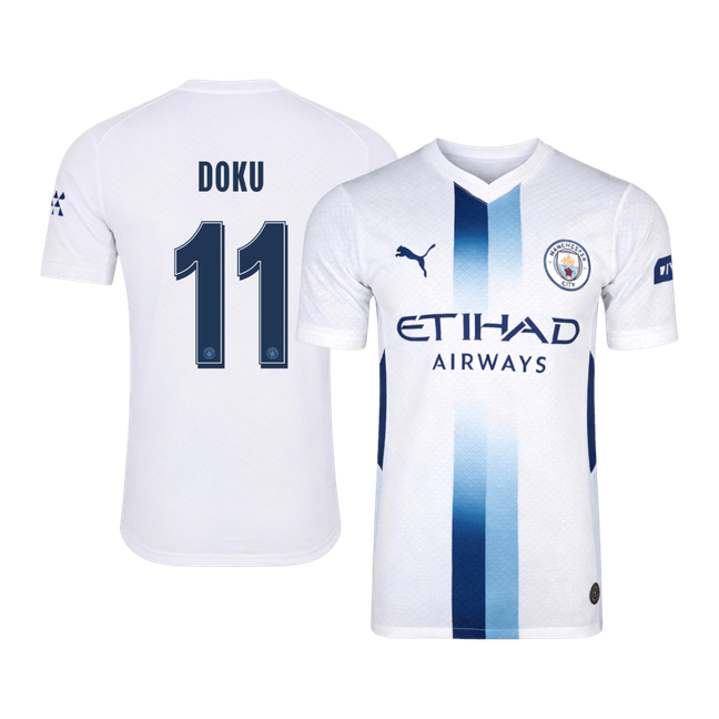 Manchester City Third Away Jersey 2026/27 - DOKU #11 (Player Version)