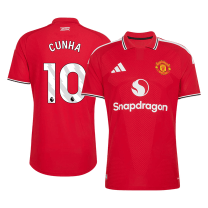 Manchester United Home Jersey 2026/27 - CUNHA #10 (Player Version)