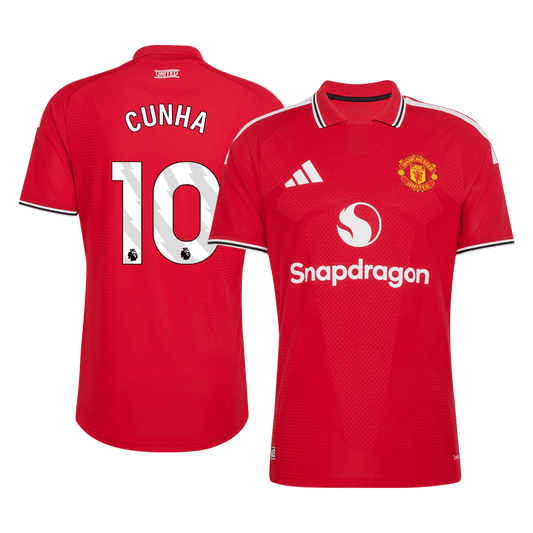 Manchester United Home Jersey 2026/27 - CUNHA #10 (Player Version)