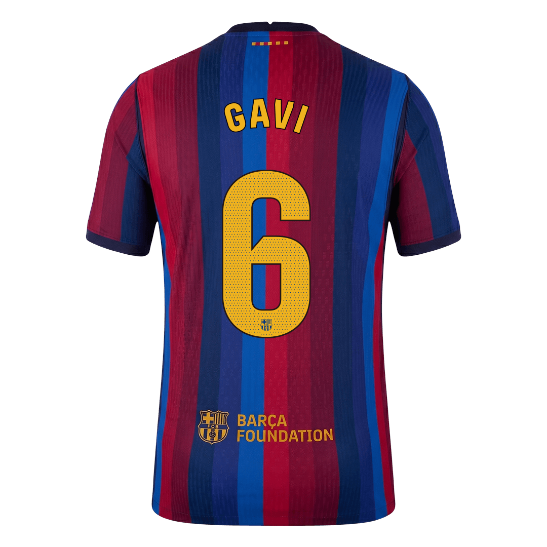 Barcelona Home Jersey 2026/27 - GAVI #6 (Player Version)