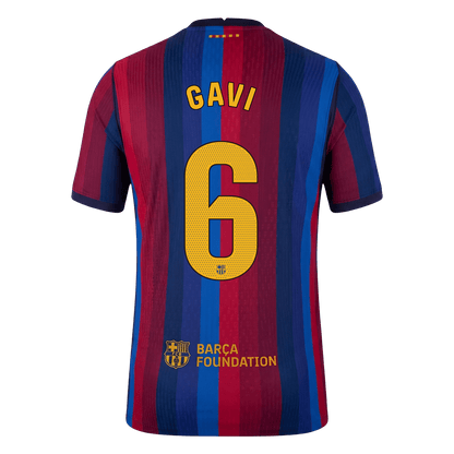 Barcelona Home Jersey 2026/27 - GAVI #6 (Player Version)