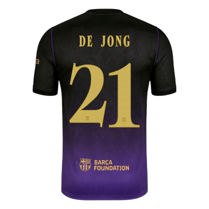 Barcelona Away Jersey 2026/27 - DE JONG #21 - UCL (Player Version)