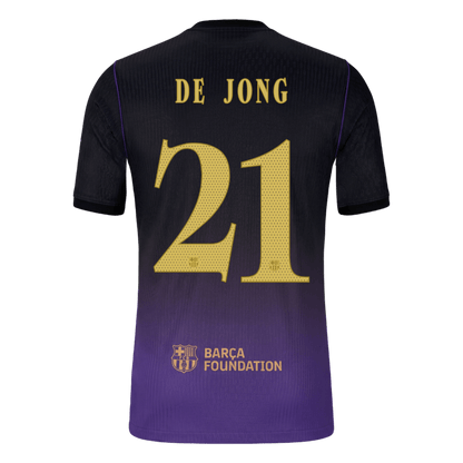 Barcelona Away Jersey 2026/27 - DE JONG #21 - UCL