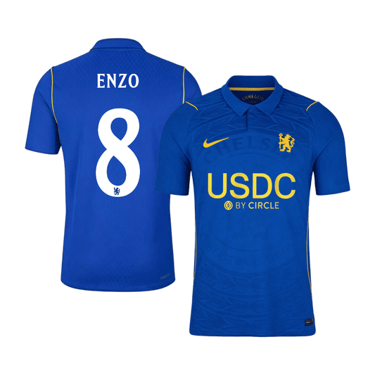 Chelsea Home Jersey 2026/27 - ENZO #8 - UCL (Player Version)