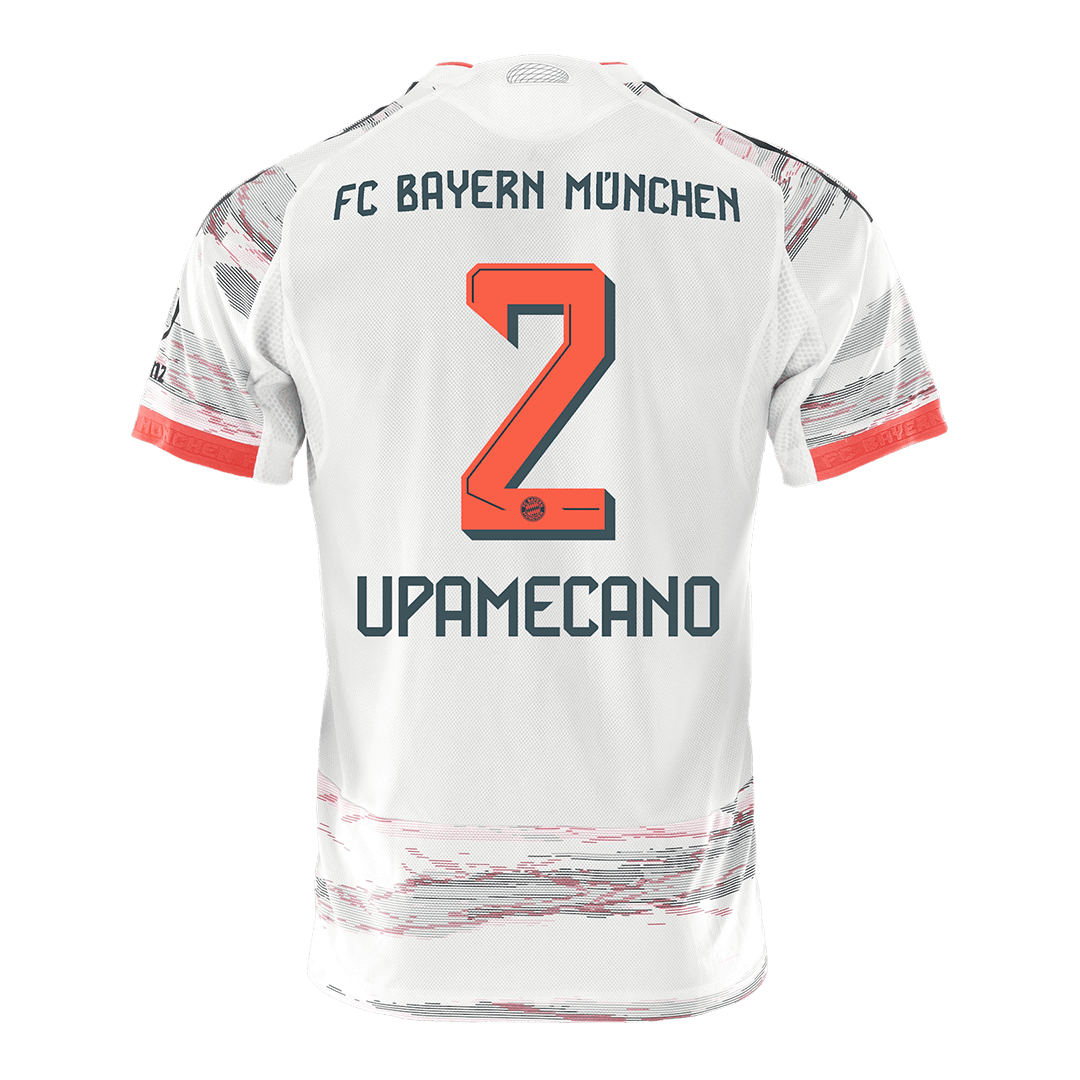 UPAMECANO #2 Mens Bayern Munich Away Jersey 2025/26 - Player Version (Slim Fit)