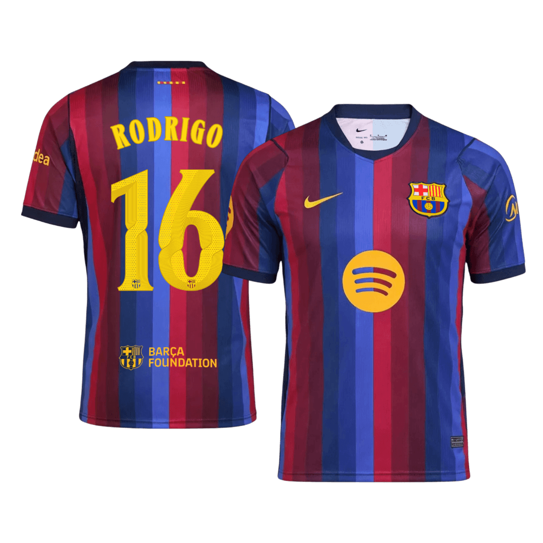 Barcelona Home Jersey 2026/27 - RODRIGO #16 - UCL