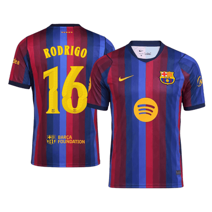 Barcelona Home Jersey 2026/27 - RODRIGO #16 - UCL